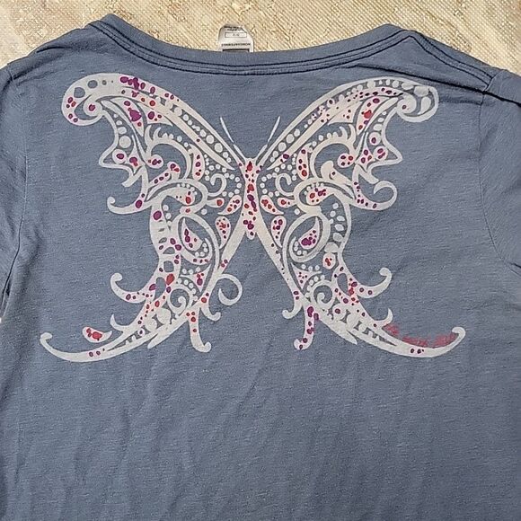 THE NORTH FACE WOMENS BUTTERFLY TEE SIZE MEDIUM - Picture 5 of 6